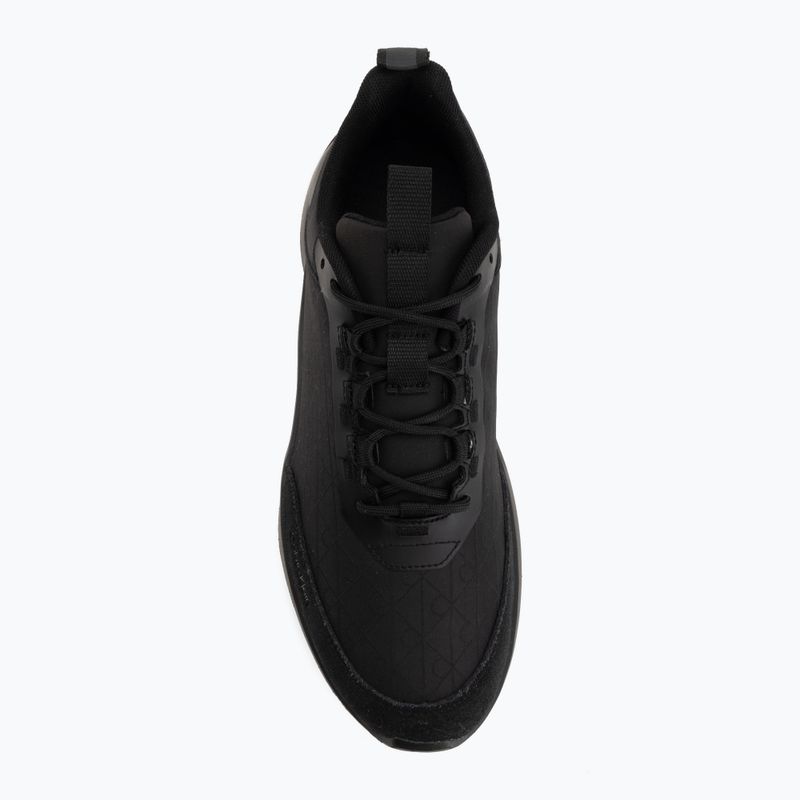 Buty męskie Calvin Klein HM0HM02343 Light Eva Runn Laceup AOP triple black 5