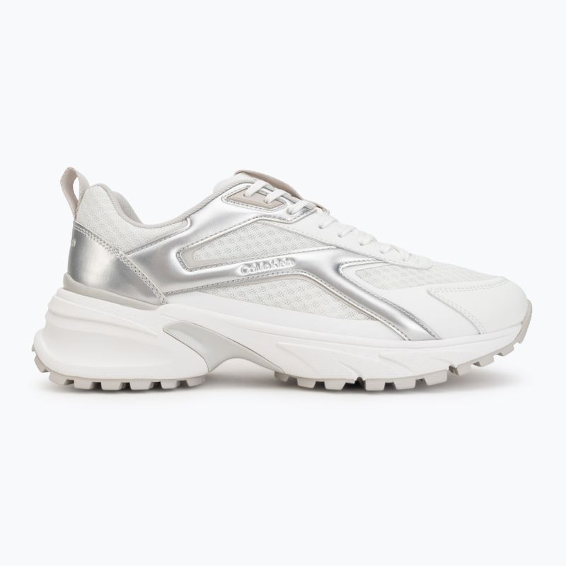 Buty męskie Calvin Klein HM0HM02341 Hike Runner Stripe Met Mix bright white/silver/light grey 2
