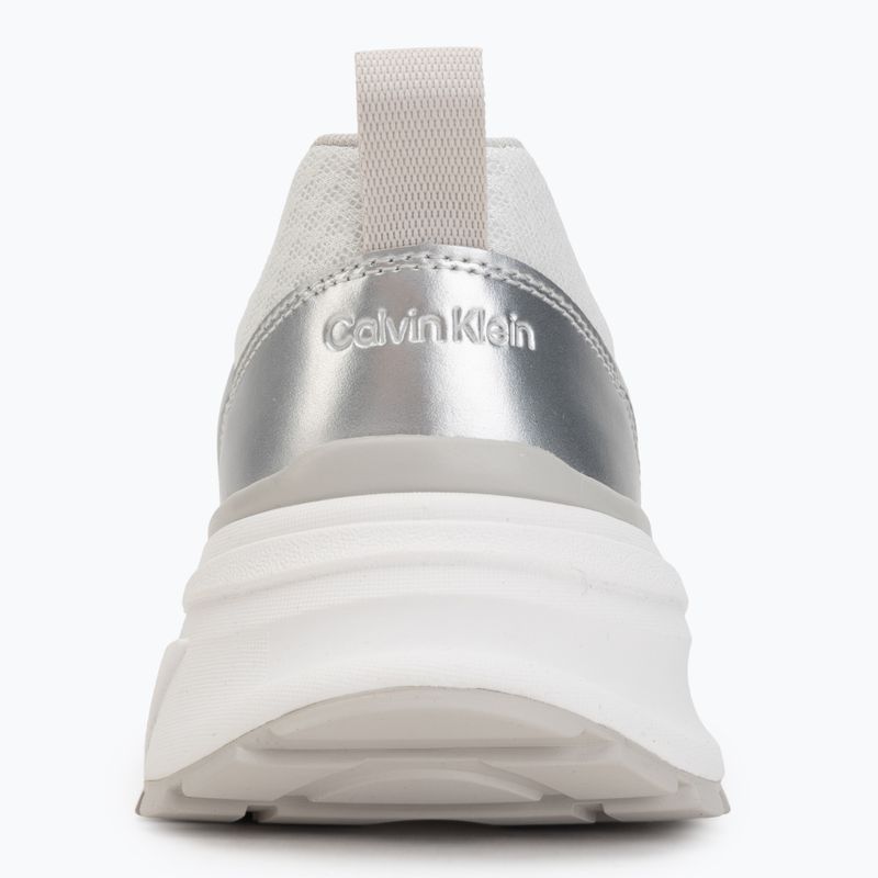 Buty męskie Calvin Klein HM0HM02341 Hike Runner Stripe Met Mix bright white/silver/light grey 6