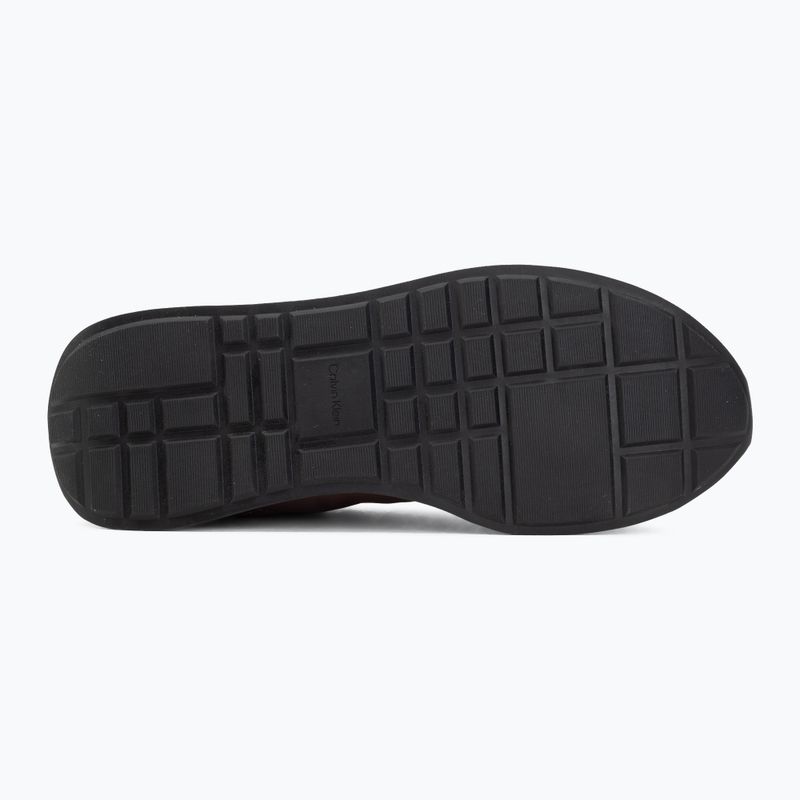 Buty męskie Calvin Klein YM0YM01361 Retro Runner Ess Mix Mat bordeaux/peppercorn/vanilla 4