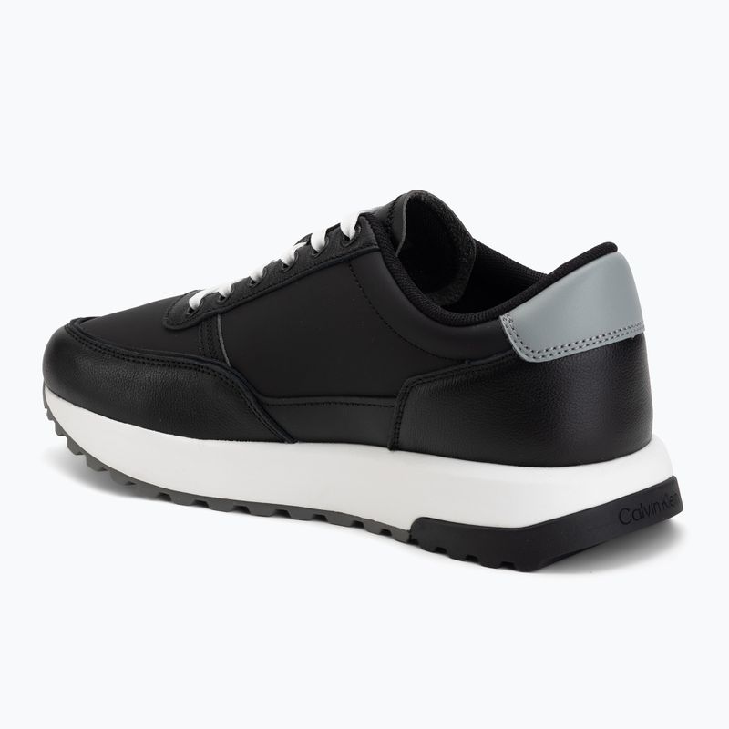 Buty męskie Calvin Klein HM0HM02214 City Runner Laceup Leather Mix black/granite road 3