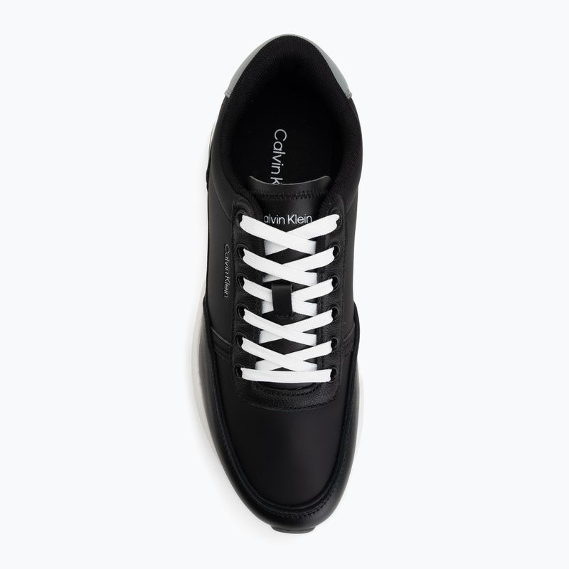 Buty męskie Calvin Klein HM0HM02214 City Runner Laceup Leather Mix black/granite road 5