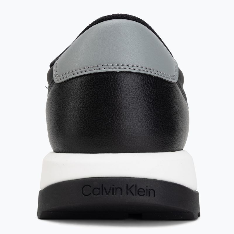 Buty męskie Calvin Klein HM0HM02214 City Runner Laceup Leather Mix black/granite road 6