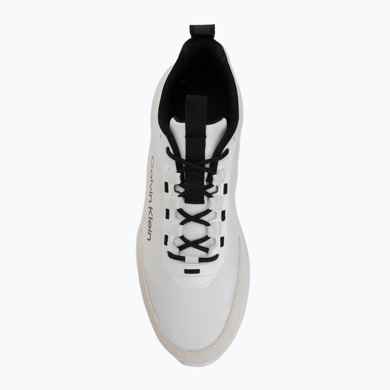 Buty męskie Calvin Klein HM0HM02342 Light Eva Runn Essential Laceup Nylon Suede bright white/black 5