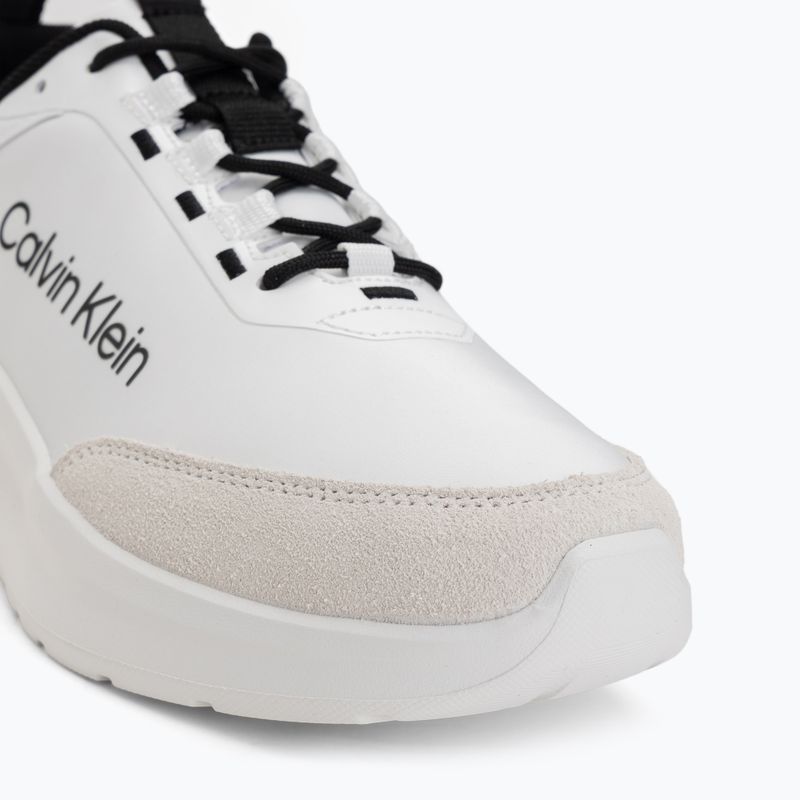 Buty męskie Calvin Klein HM0HM02342 Light Eva Runn Essential Laceup Nylon Suede bright white/black 7