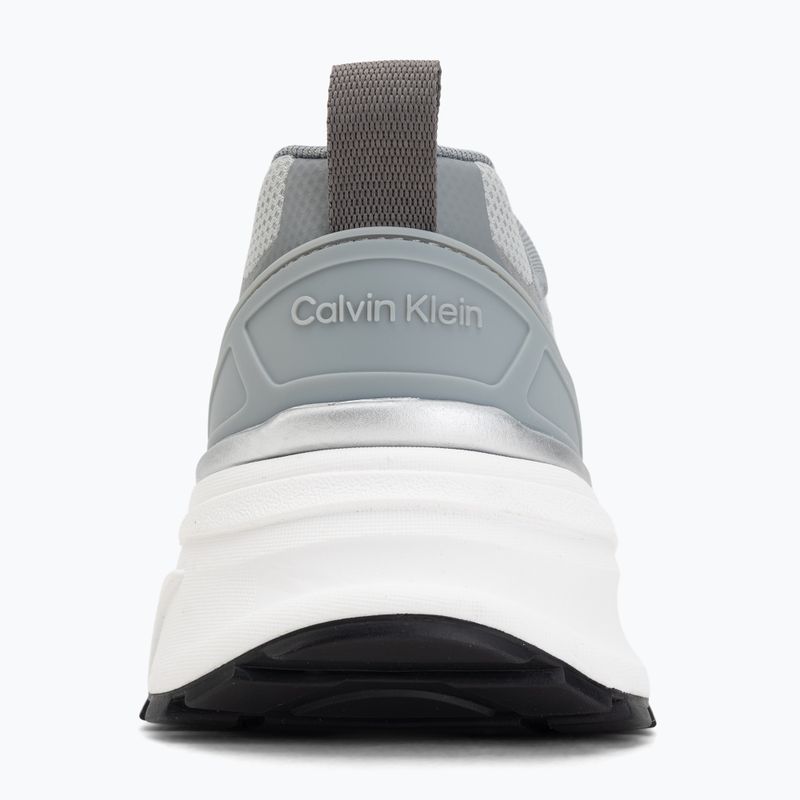 Buty męskie Calvin Klein HM0HM02220 Hike Runner Stripe Mix Nylon Suede light grey/granite grey 6
