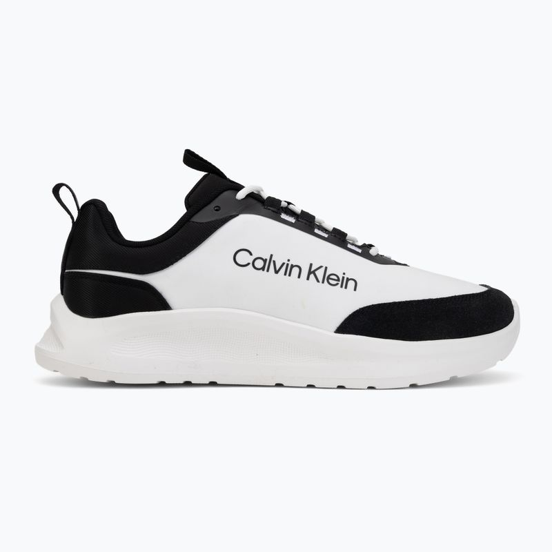 Buty męskie Calvin Klein HM0HM02342 Light Eva Runn Essential Laceup Nylon Suede black/bright white 2