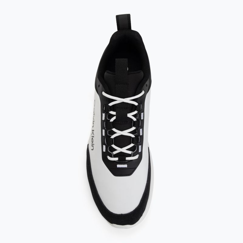 Buty męskie Calvin Klein HM0HM02342 Light Eva Runn Essential Laceup Nylon Suede black/bright white 5