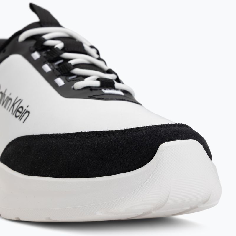 Buty męskie Calvin Klein HM0HM02342 Light Eva Runn Essential Laceup Nylon Suede black/bright white 7