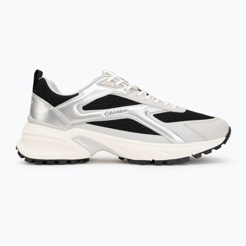 Buty męskie Calvin Klein HM0HM02341 Hike Runner Stripe Met Mix black/silver/light grey 2