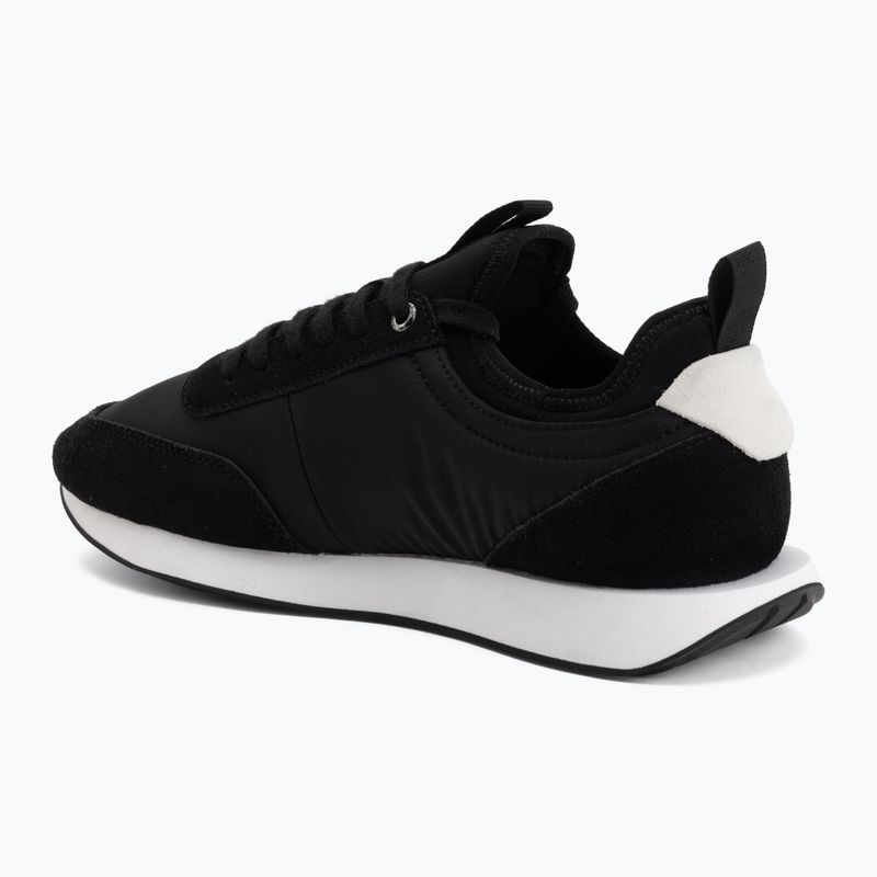 Buty męskie Calvin Klein YM0YM01414 Retro Runner Sock Laceup Mix mat black/bright white 3