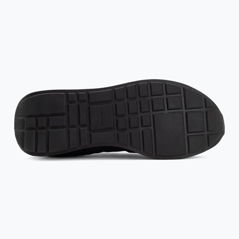 Buty męskie Calvin Klein YM0YM01414 Retro Runner Sock Laceup Mix mat black/bright white 4