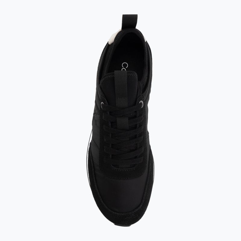 Buty męskie Calvin Klein YM0YM01414 Retro Runner Sock Laceup Mix mat black/bright white 5