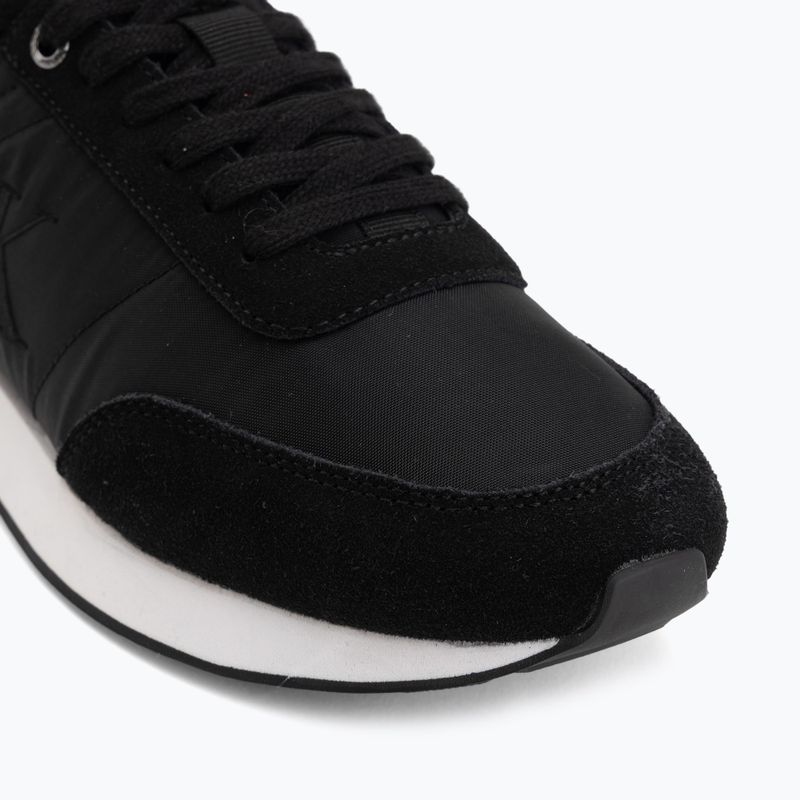 Buty męskie Calvin Klein YM0YM01414 Retro Runner Sock Laceup Mix mat black/bright white 7