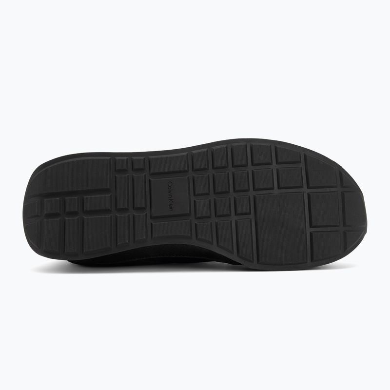 Buty męskie Calvin Klein HM0HM02305 Retro Runner Sock triple black 4