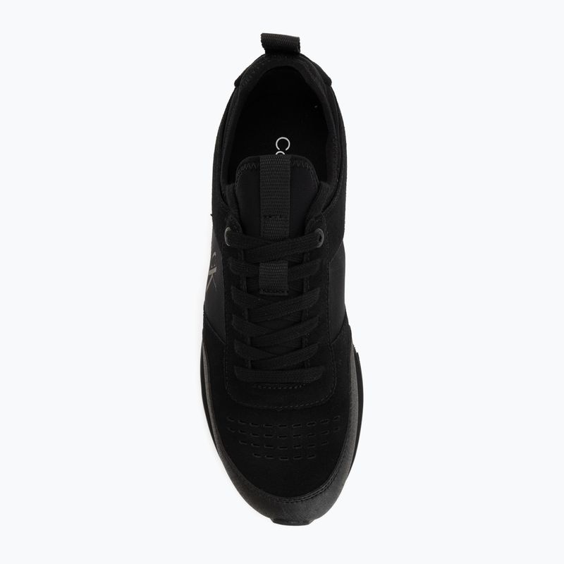 Buty męskie Calvin Klein HM0HM02305 Retro Runner Sock triple black 5