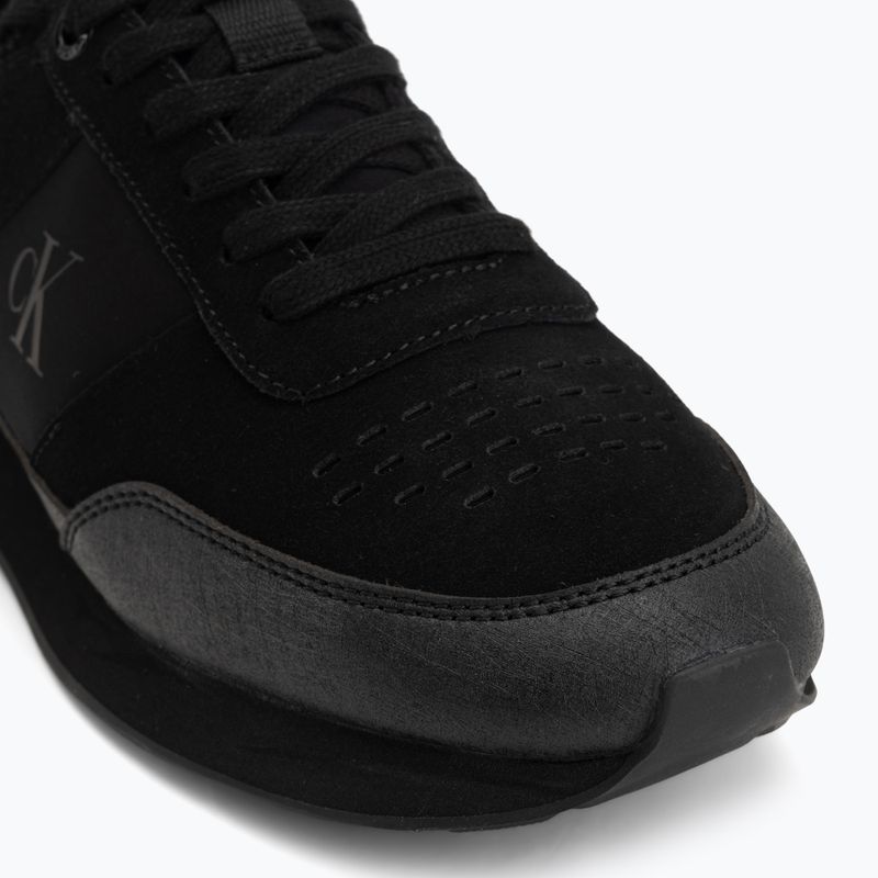 Buty męskie Calvin Klein HM0HM02305 Retro Runner Sock triple black 7