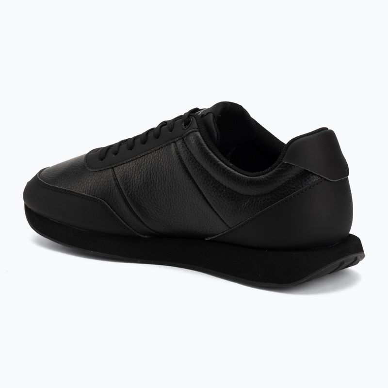 Buty męskie Calvin Klein HM0HM02447 Retro Run Lace Band triple black 3