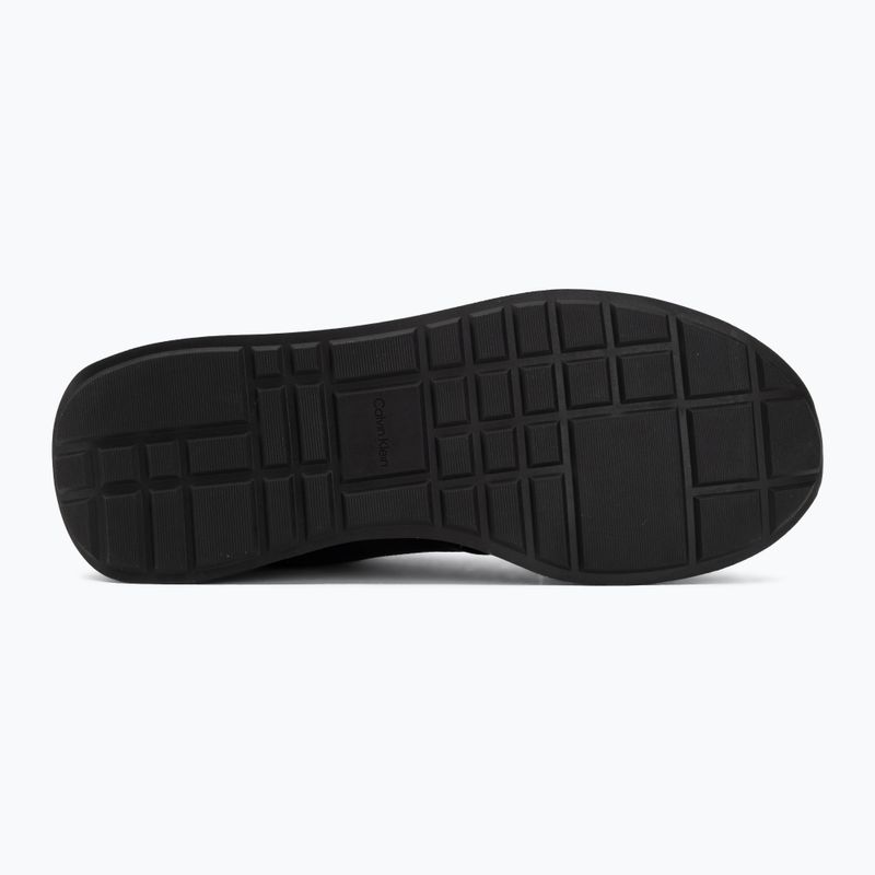 Buty męskie Calvin Klein HM0HM02447 Retro Run Lace Band triple black 4