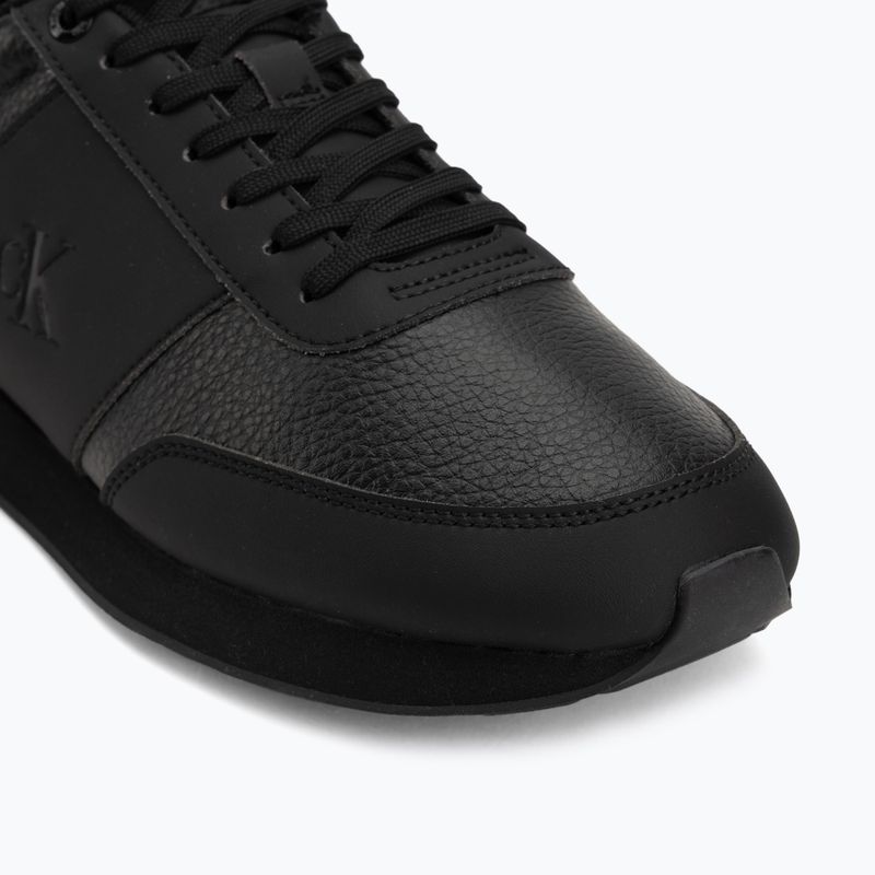 Buty męskie Calvin Klein HM0HM02447 Retro Run Lace Band triple black 7
