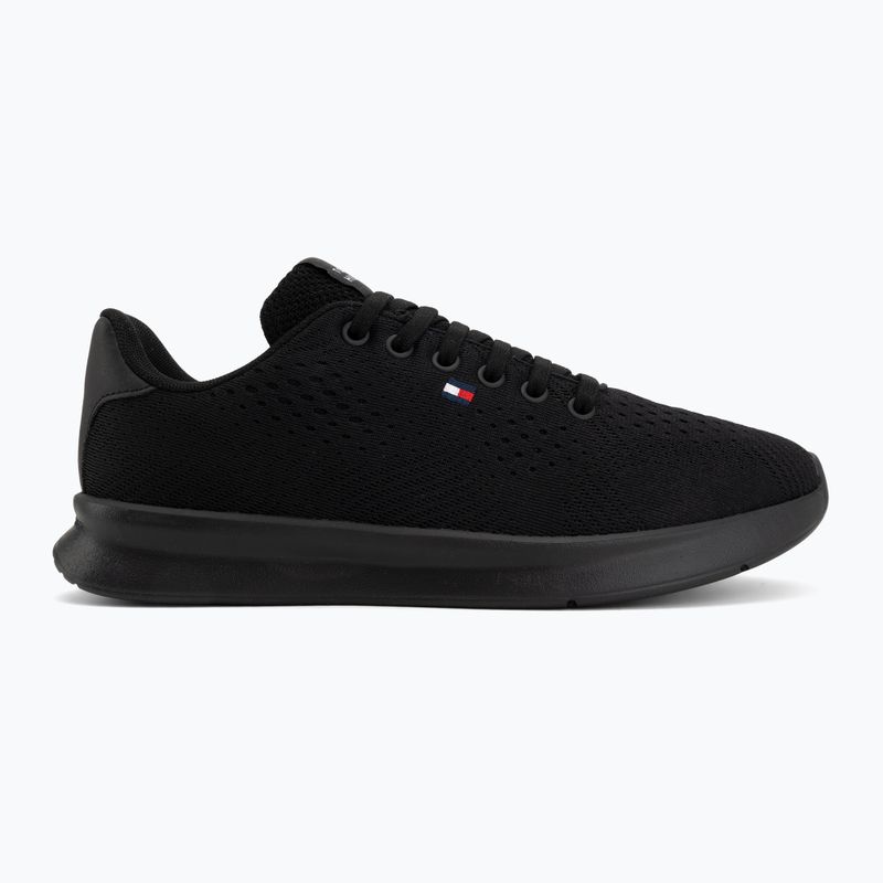 Buty męskie Tommy Hilfiger Lightweight Runner Knit black 2