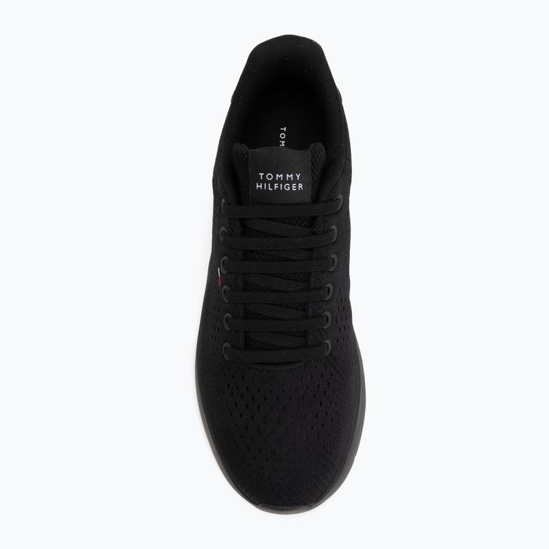 Buty męskie Tommy Hilfiger Lightweight Runner Knit black 5