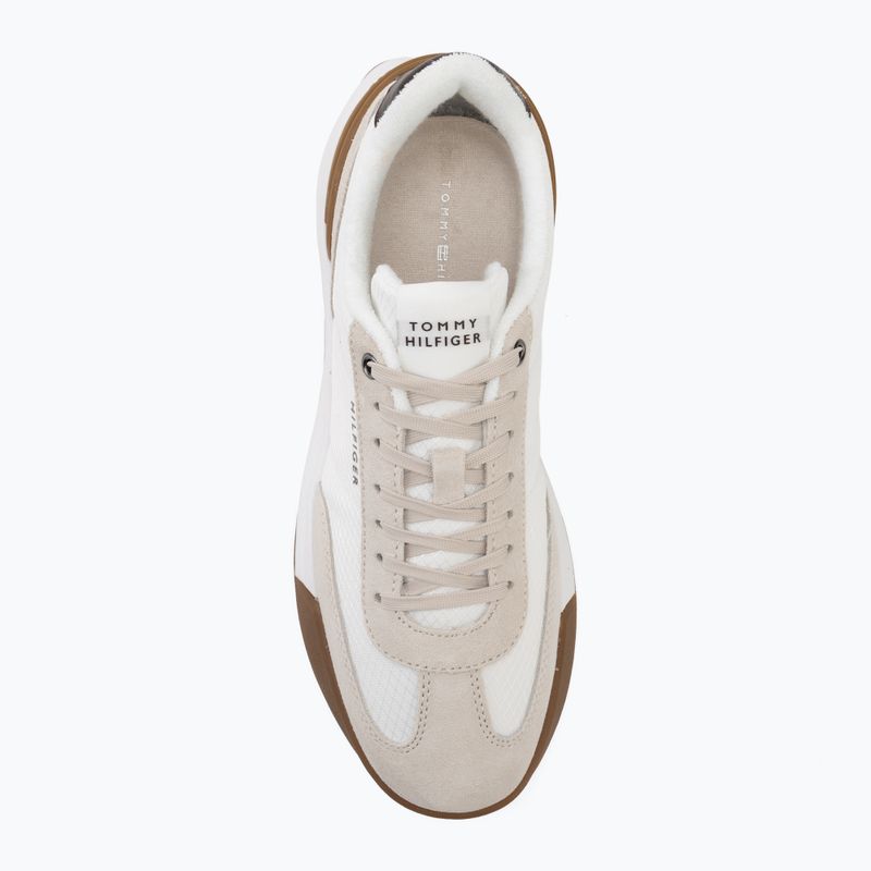 Buty męskie Tommy Hilfiger Retro Runner Mesh Suede Mix classic stone 5