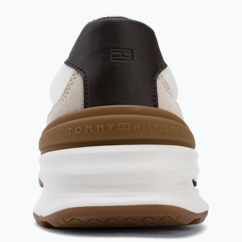 Buty męskie Tommy Hilfiger Retro Runner Mesh Suede Mix classic stone 6