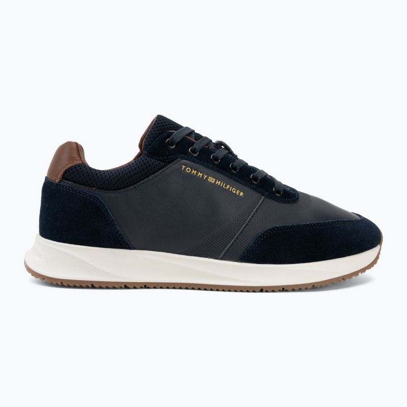 Buty męskie Tommy Hilfiger Dresy Runner Suede Mix desert sy 2