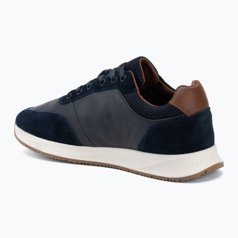 Buty męskie Tommy Hilfiger Dresy Runner Suede Mix desert sy 3