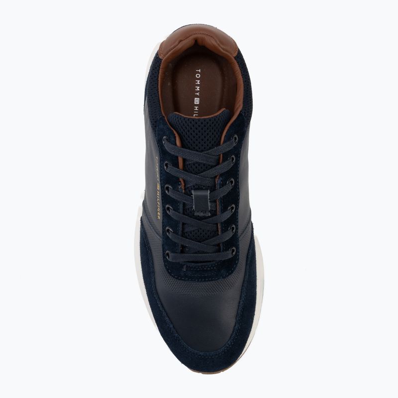 Buty męskie Tommy Hilfiger Dresy Runner Suede Mix desert sy 5