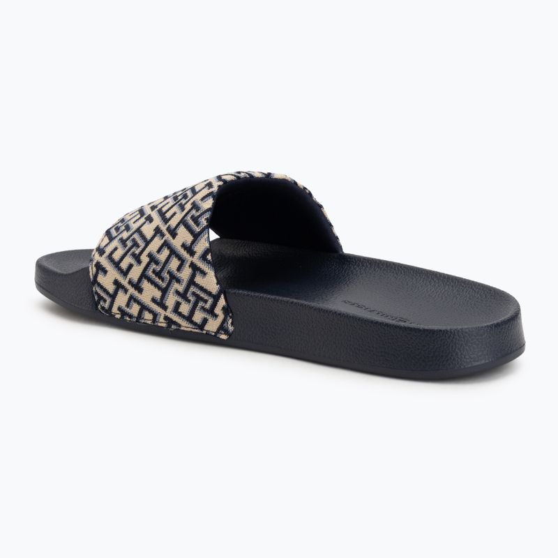 Klapki damskie Tommy Hilfiger Monogram space blue 3