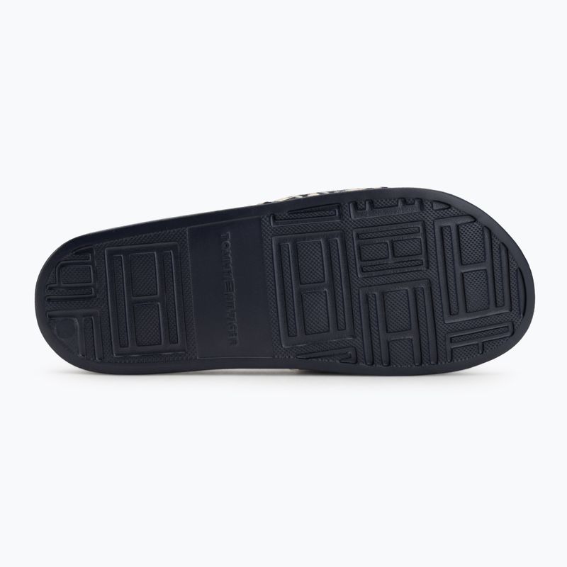 Klapki damskie Tommy Hilfiger Monogram space blue 4