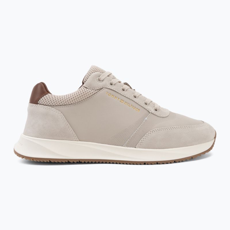 Buty męskie Tommy Hilfiger Dresy Runner Suede Mix classic stone 2