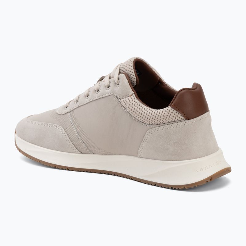 Buty męskie Tommy Hilfiger Dresy Runner Suede Mix classic stone 3