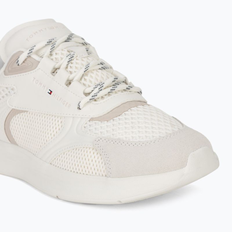 Buty męskie Tommy Hilfiger Lightweight Runner Monocolor ecru 7