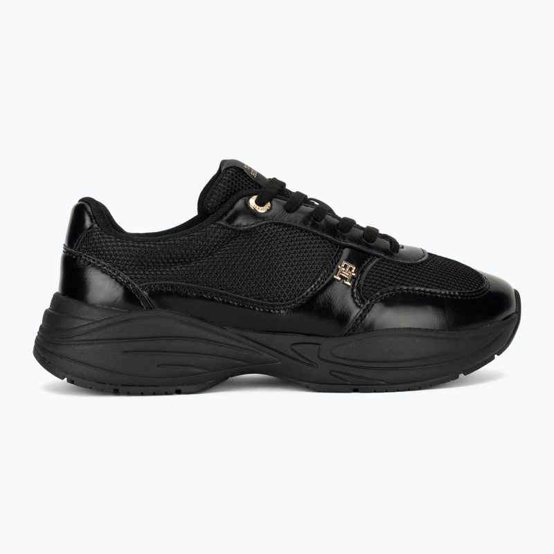 Buty damskie Tommy Hilfiger ModernRunner Shiny Leather black 2