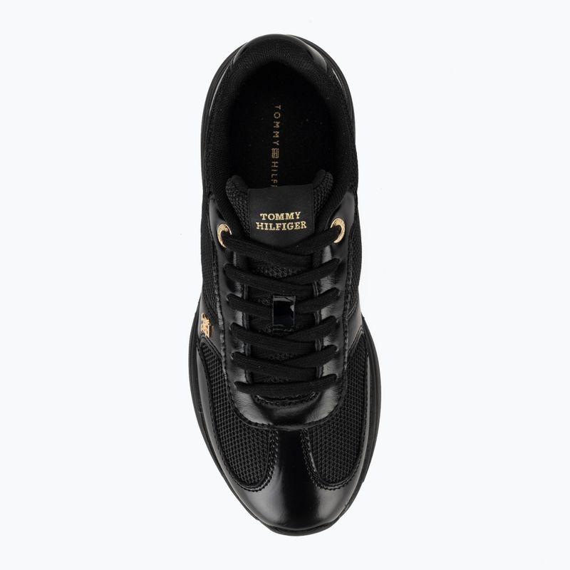 Buty damskie Tommy Hilfiger ModernRunner Shiny Leather black 5