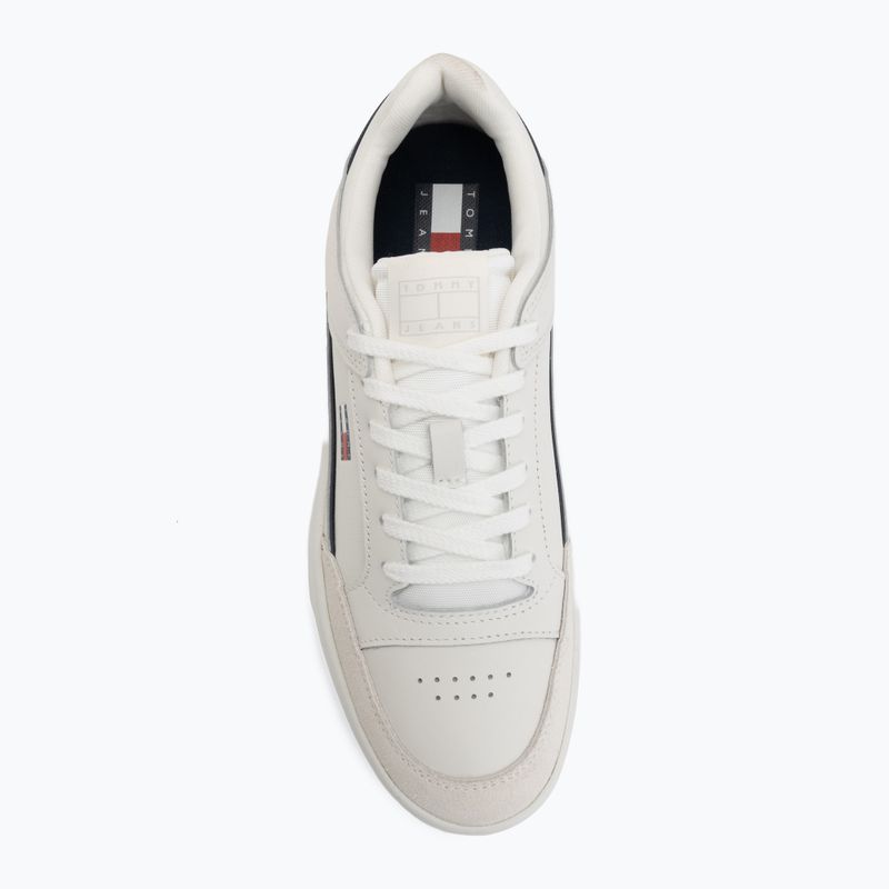 Buty męskie Tommy Hilfiger TJM Cupsole Leather ecru 5