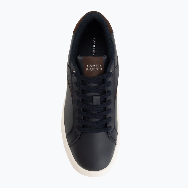 Buty męskie Tommy Hilfiger Modern Lightcup Leather desert sky 5