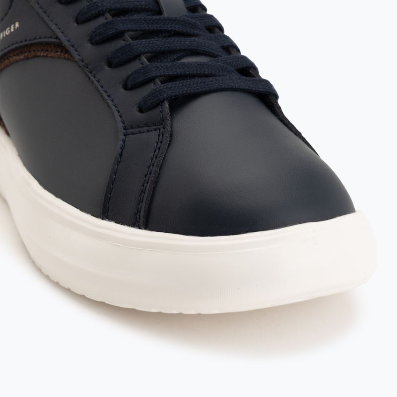 Buty męskie Tommy Hilfiger Modern Lightcup Leather desert sky 7