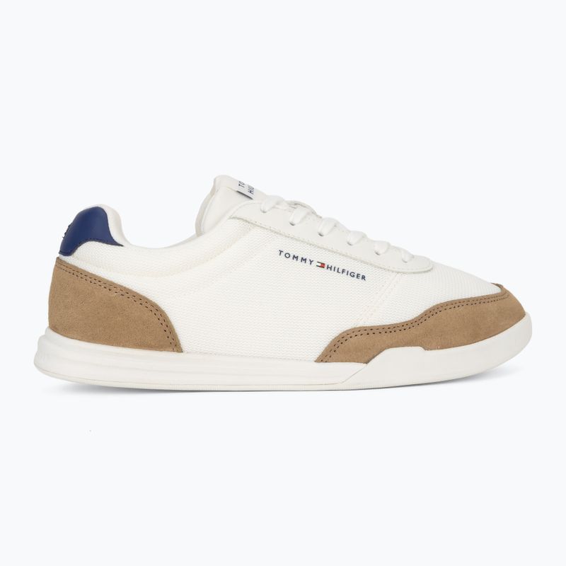 Buty męskie Tommy Hilfiger Low Pro Cupsole Nylon Suede Mix ecru 2