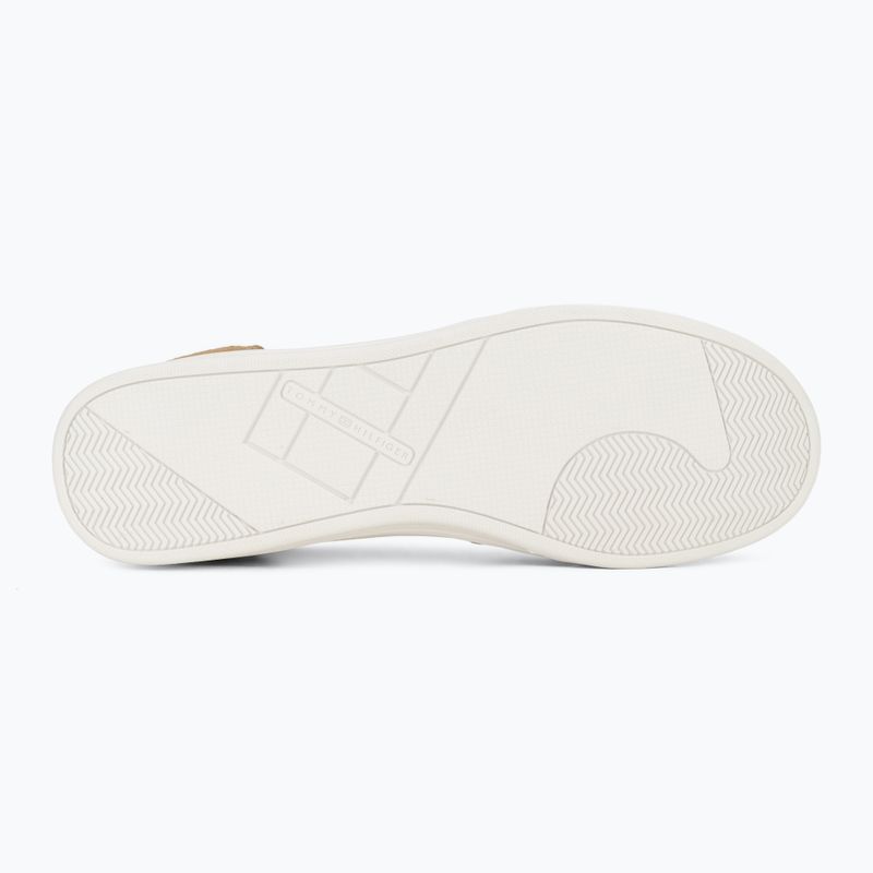 Buty męskie Tommy Hilfiger Low Pro Cupsole Nylon Suede Mix ecru 4