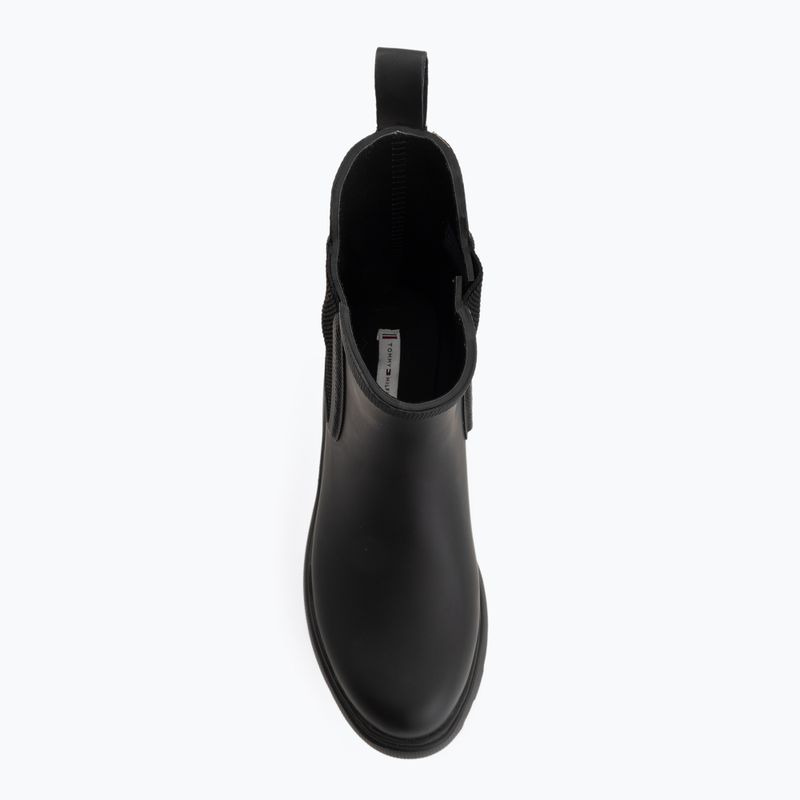 Kalosze damskie Tommy Hilfiger Rubber Flag Cleated black 5