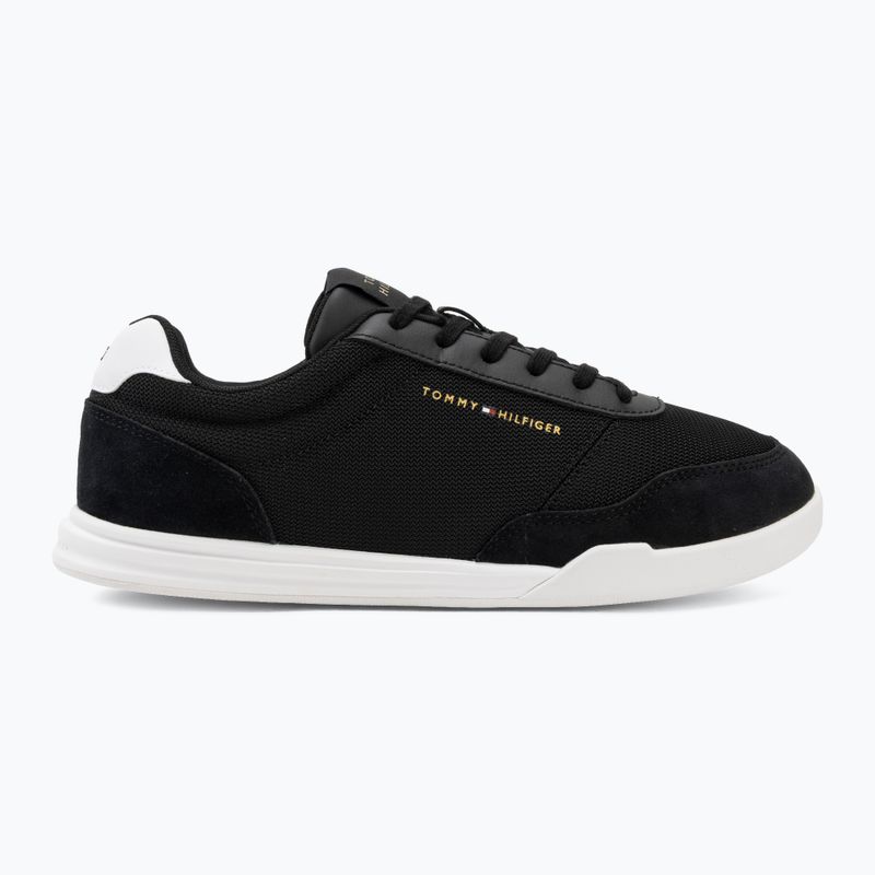 Buty męskie Tommy Hilfiger Low Pro Cupsole Nylon Suede Mix black 2