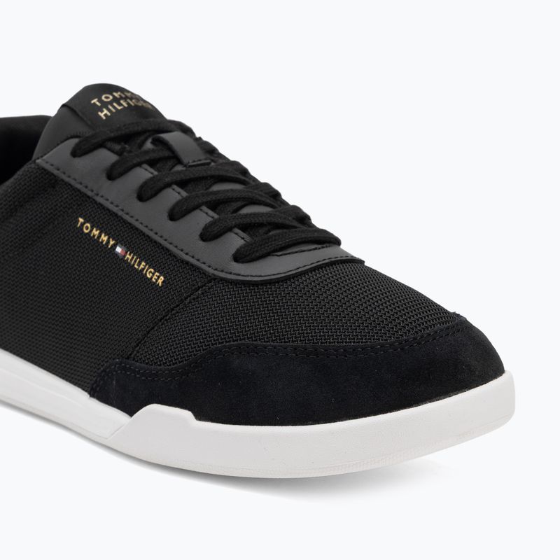Buty męskie Tommy Hilfiger Low Pro Cupsole Nylon Suede Mix black 7