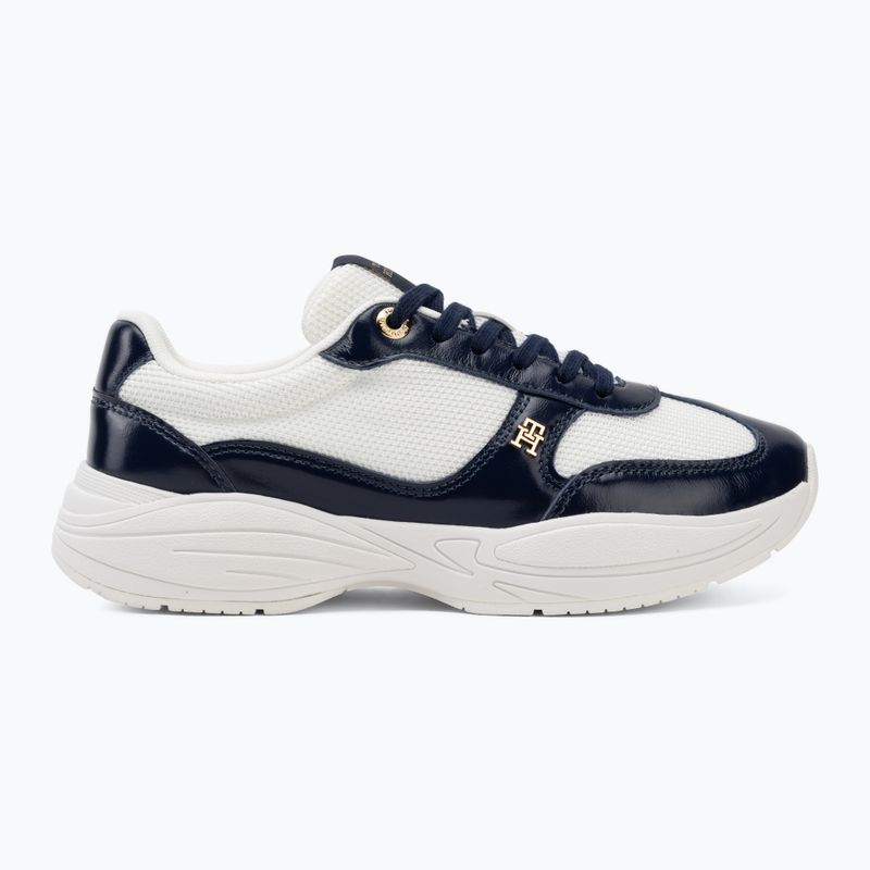 Buty damskie Tommy Hilfiger ModernRunner Shiny Leather yale navy 2