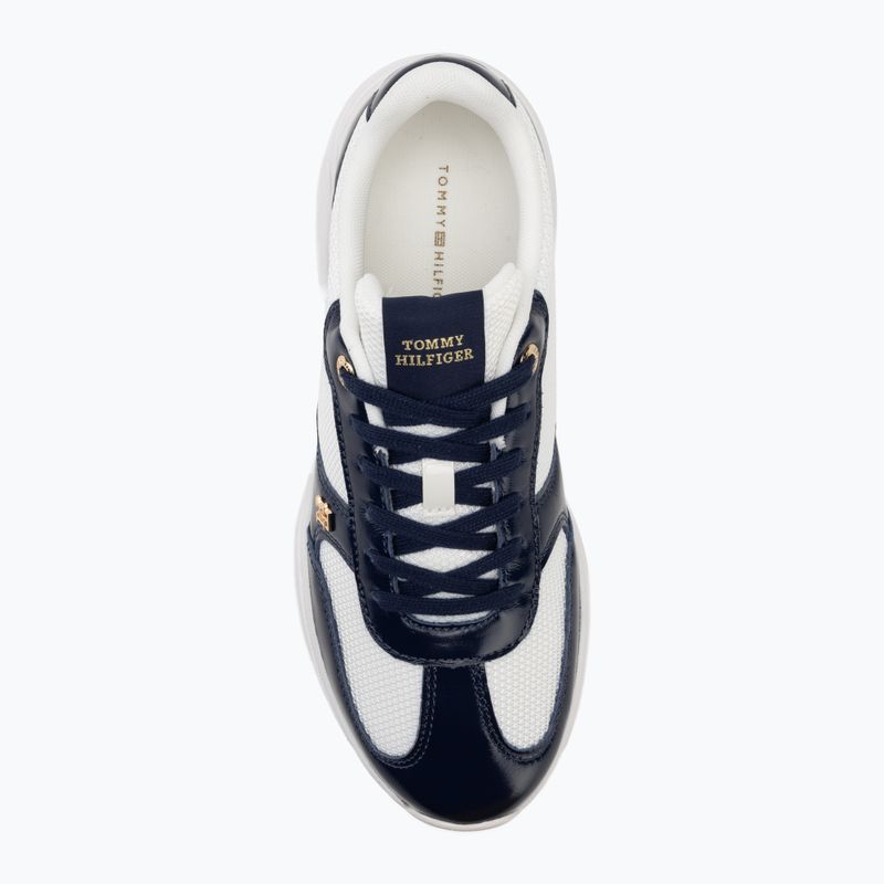 Buty damskie Tommy Hilfiger ModernRunner Shiny Leather yale navy 5