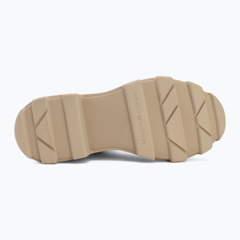 Kalosze damskie Tommy Hilfiger Rubber Flag Cleated classic beige 4