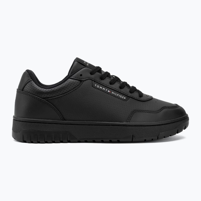 Buty męskie Tommy Hilfiger Basket Core Leather black 2